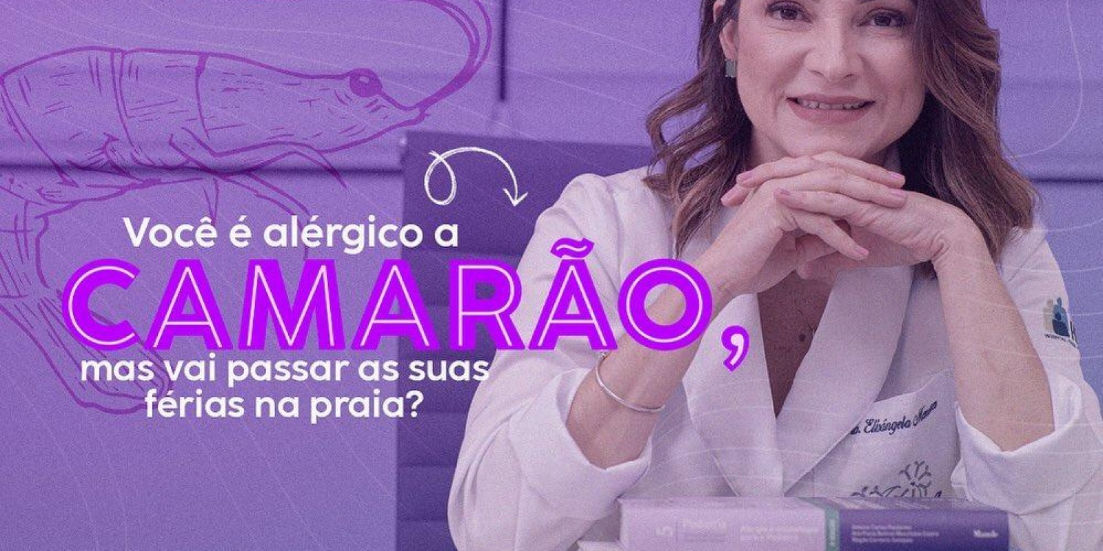 Você é alérgico a camarão, mas vai passar suas férias na praia?